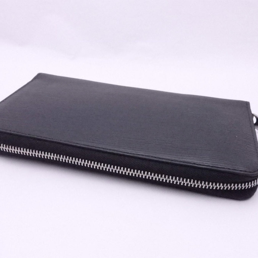 Louis Vuitton Black Leather Portefeuille zippy wallet accessories