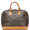 Louis Vuitton Brown Canvas Alma handbag bag