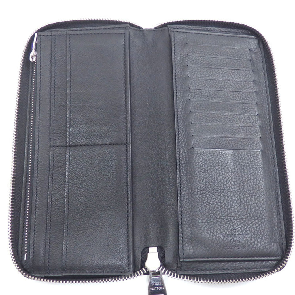 Louis Vuitton Black Leather Zippy wallet wallet accessories