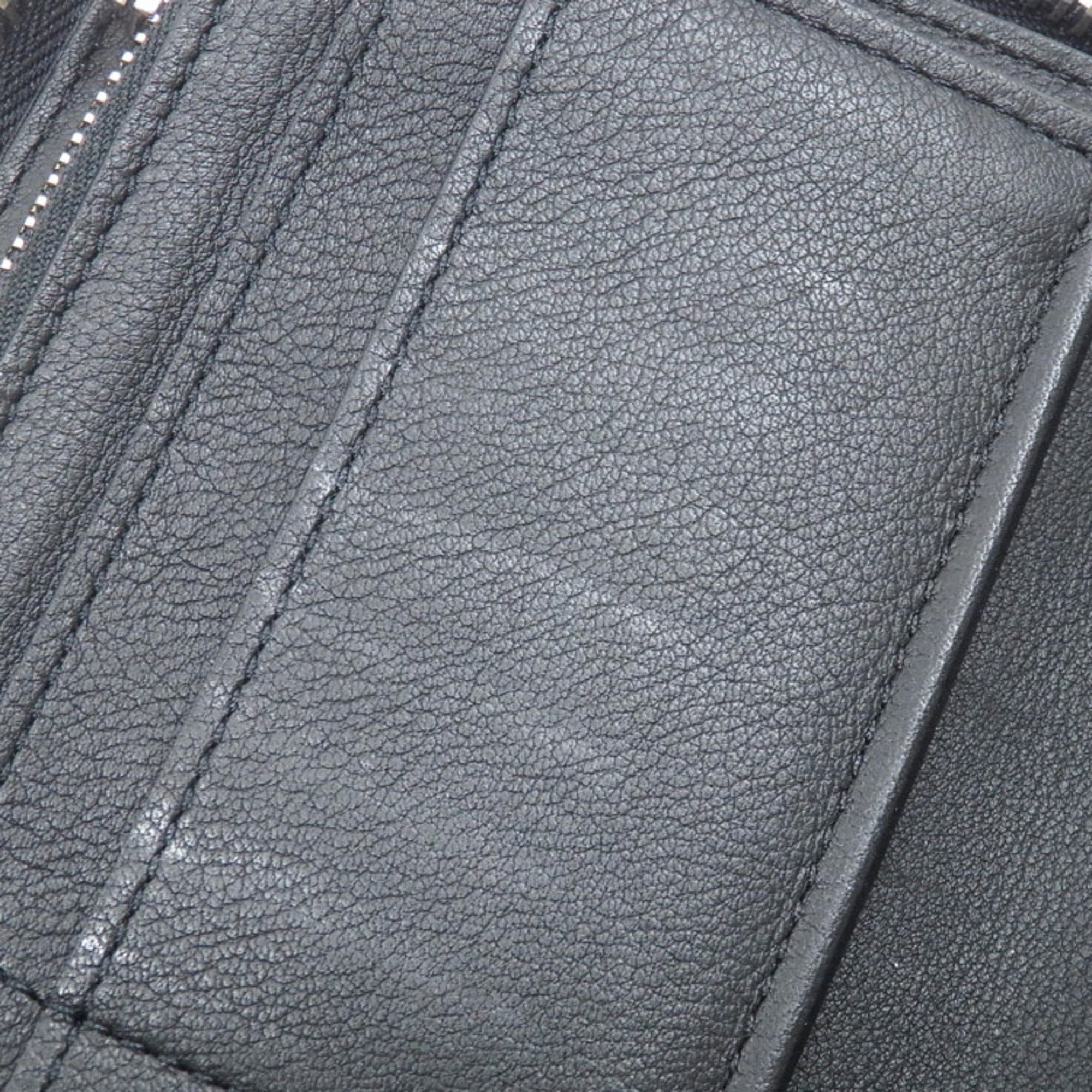 Louis Vuitton Black Leather Zippy wallet wallet accessories