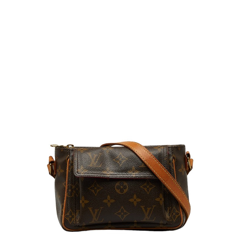 Louis Vuitton Monogram Vivacity PM Sliding Shoulder Bag M51165 Brown PVC Leather  Louis Vuitton