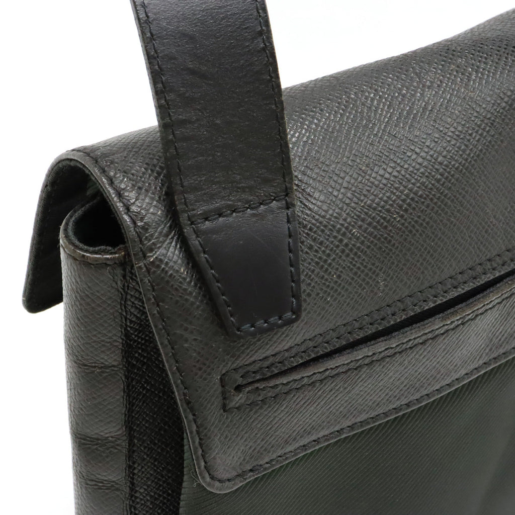 LOUIS VUITTON Louis Vuitton Tiger Salatov PM Shoulder Bag Pulled Canvas Leather Oldwards Black M30892
