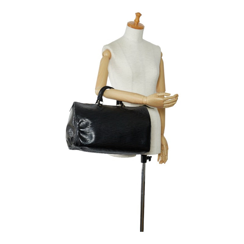 Louis Vuitton Epic Speed 35 Handbag Boston Bag M42992 Noir Black Leather  Louis Vuitton