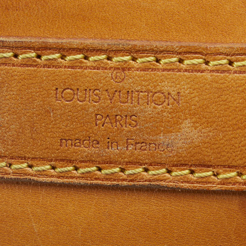Louis Vuitton Monogram Landnet GM Shoulder Bag M42244 Brown PVC Leather Lady Louis Vuitton