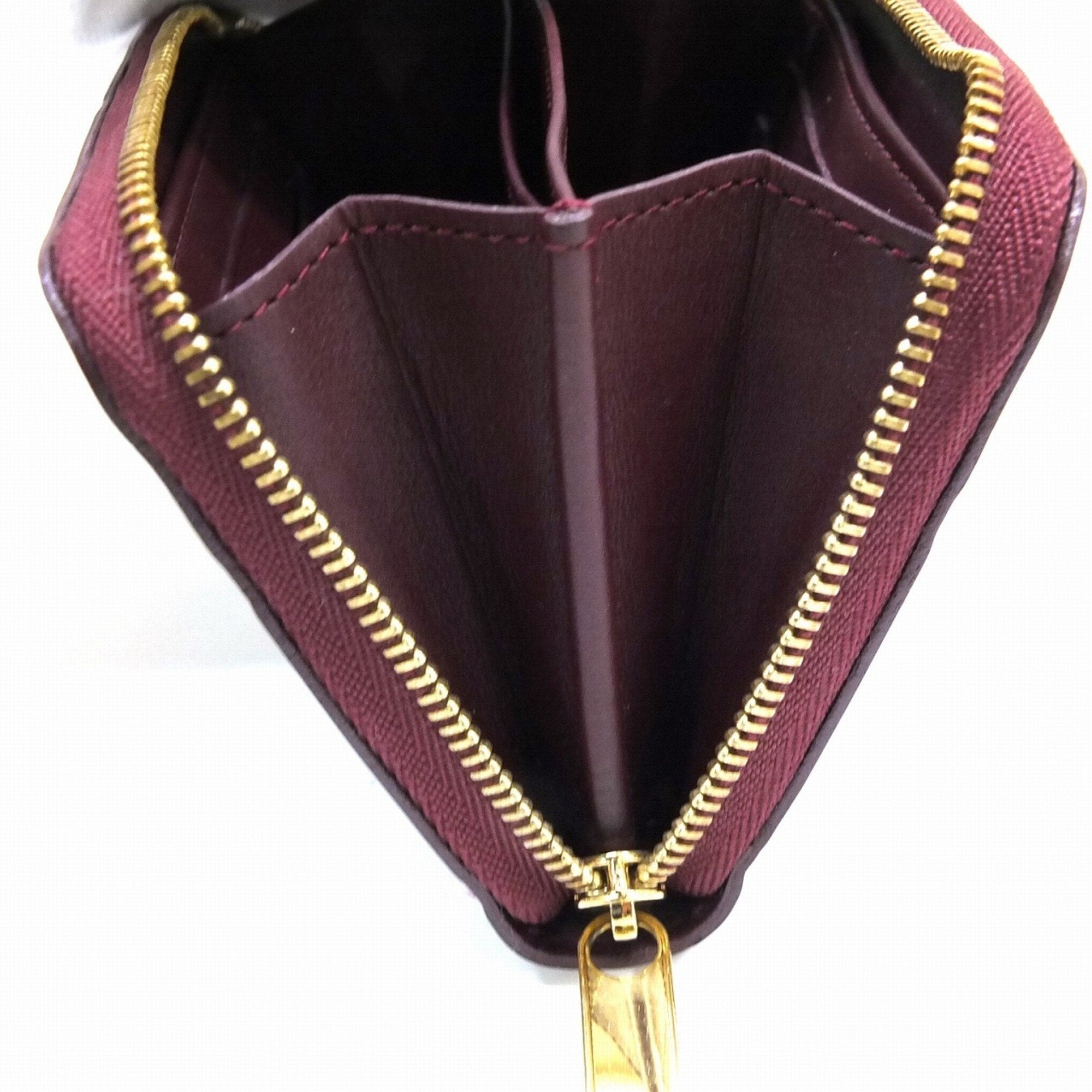 Louis Vuitton Bordeaux Patent leather Zippy coin purse wallet accessories
