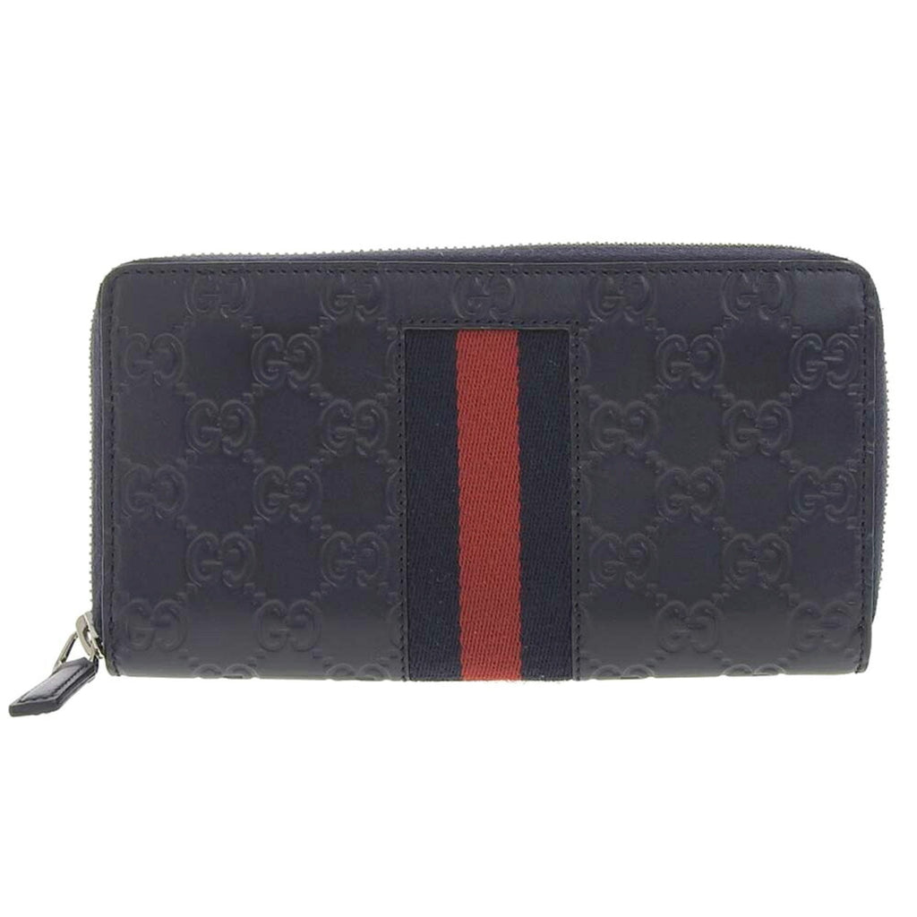 Gucci Navy Leather Ophidia wallet accessories