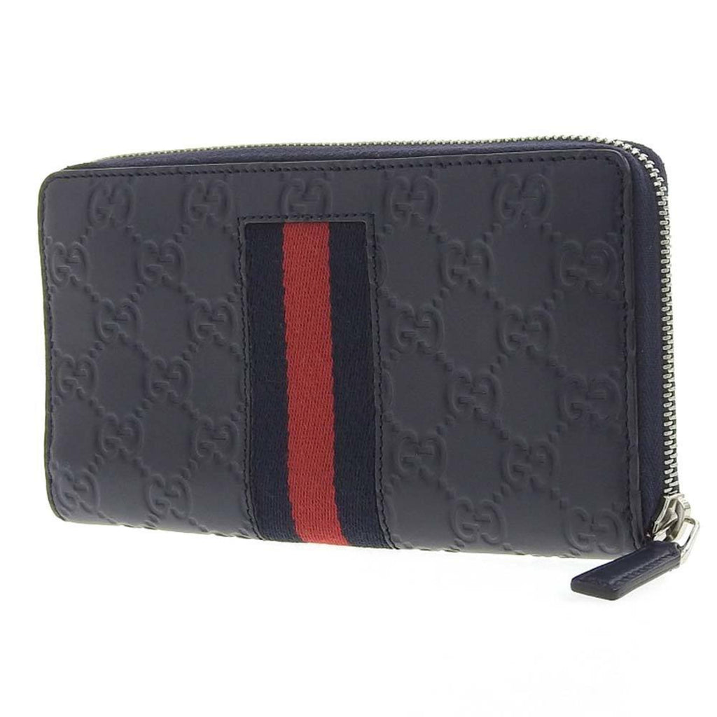 Gucci Navy Leather Ophidia wallet accessories