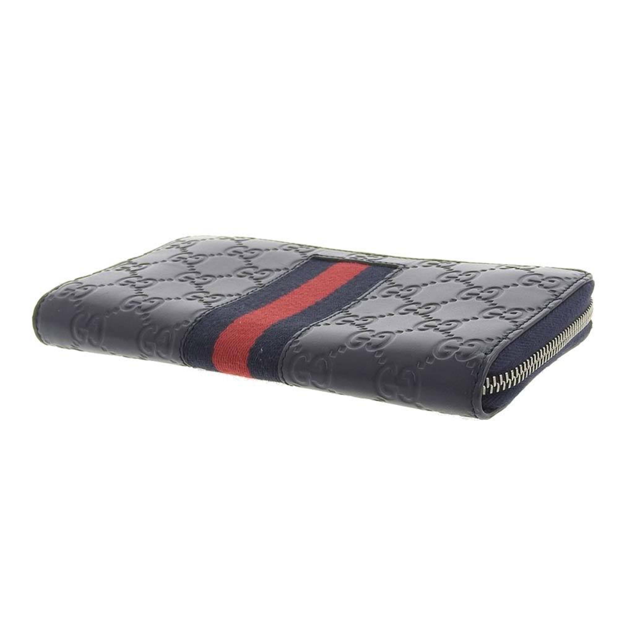 Gucci Navy Leather Ophidia wallet accessories