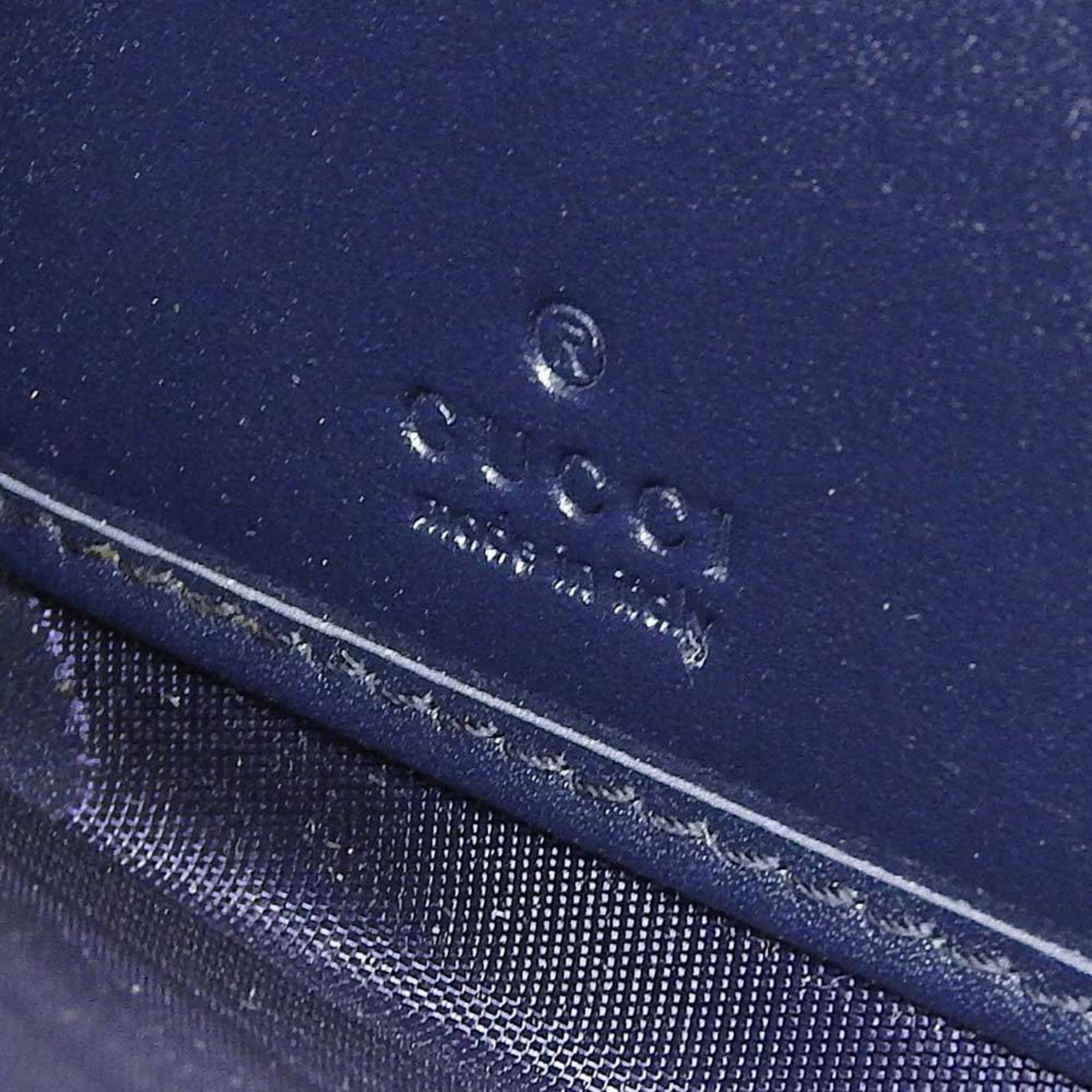 Gucci Navy Leather Ophidia wallet accessories