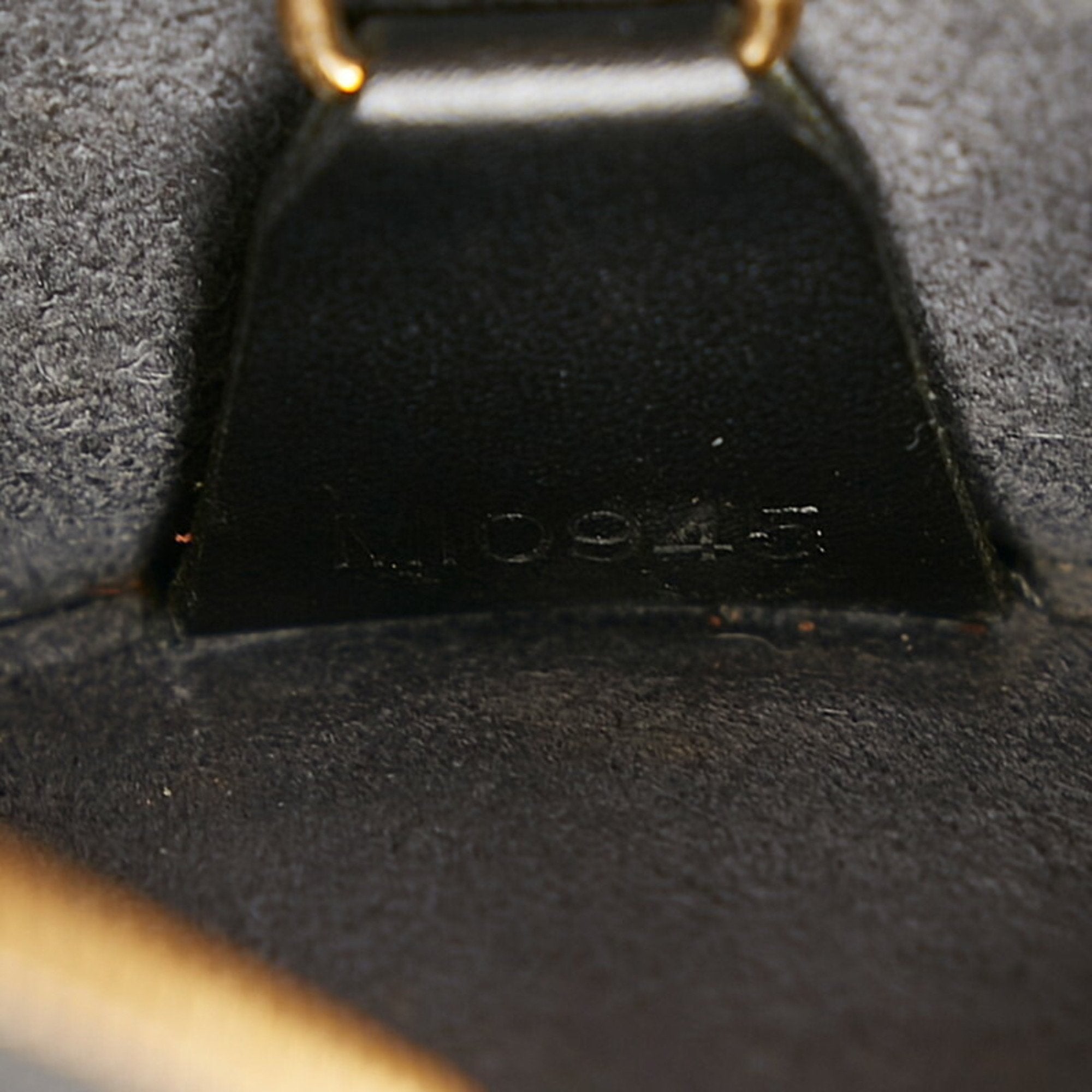 Louis Vuitton Black Leather Soufflot handbag bag