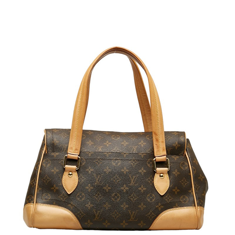 Louis Vuitton Monogram Beverly GM Handbags M40120 Brown PVC Leather Ladies Louis Vuitton