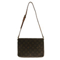 Louis Vuitton Brown Canvas Musette Tango shoulder bag