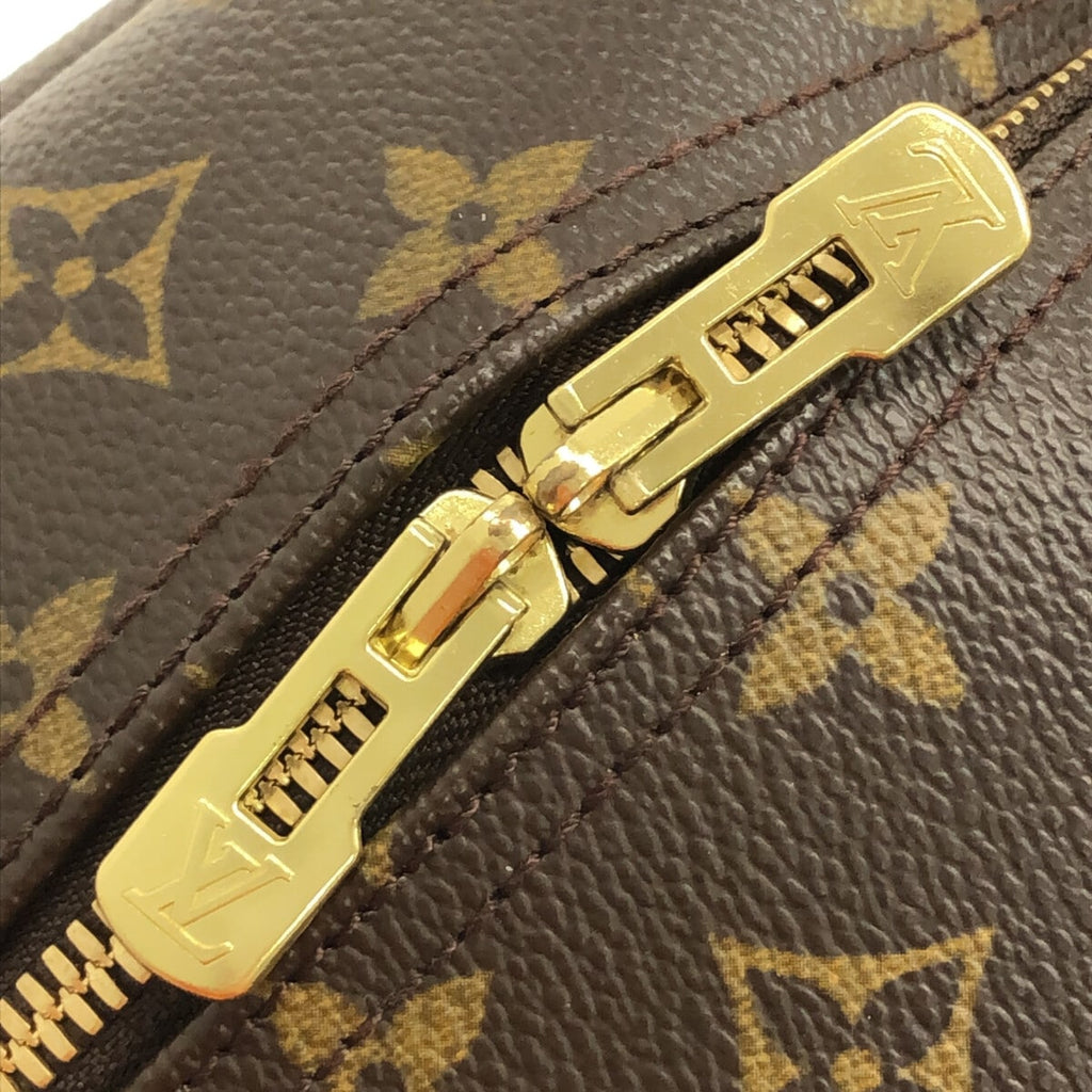 Louis Vuitton Brown Canvas Deauville handbag bag
