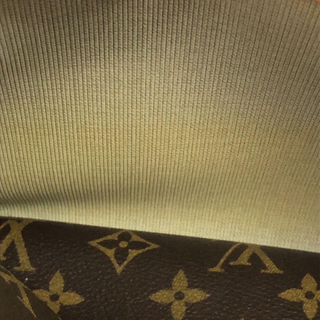 Louis Vuitton Brown Canvas Deauville handbag bag
