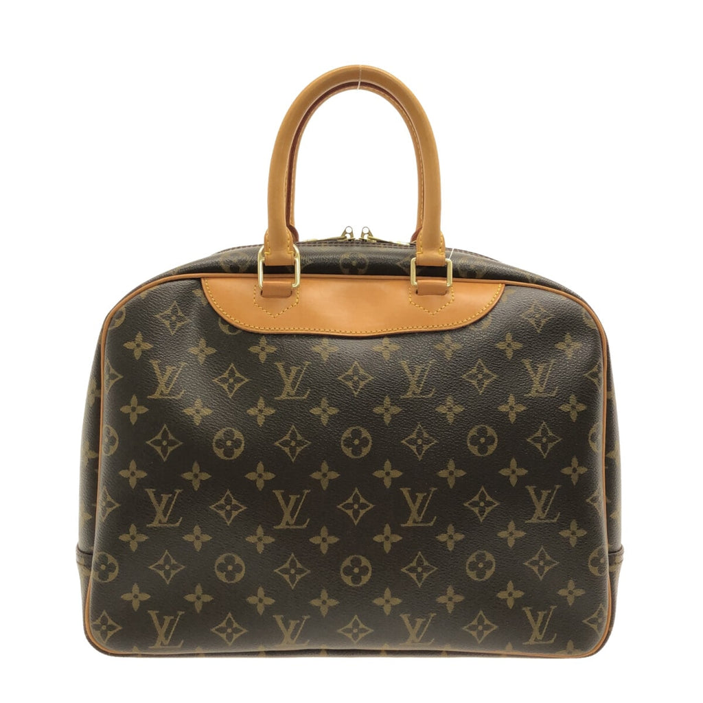 Louis Vuitton Brown Canvas Deauville handbag bag