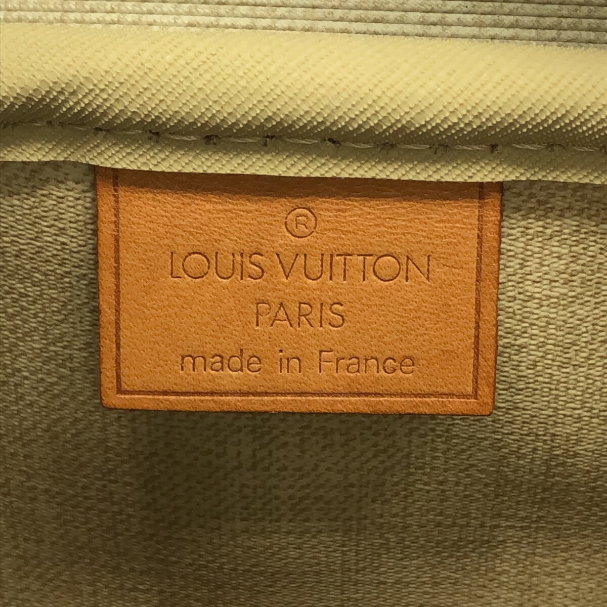 Louis Vuitton Brown Canvas Deauville handbag bag