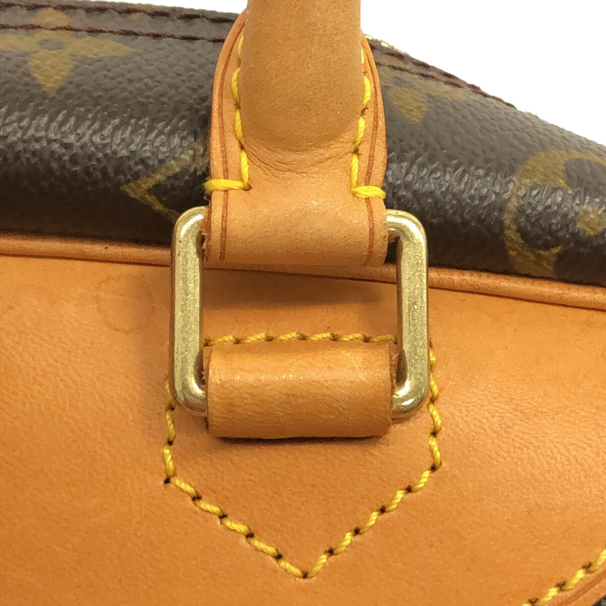 Louis Vuitton Brown Canvas Deauville handbag bag
