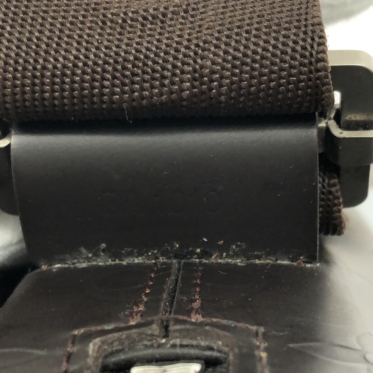 Louis Vuitton Brown Patent leather Bobby shoulder bag