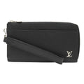 Louis Vuitton Black Leather Zippy Dragonne wallet accessories