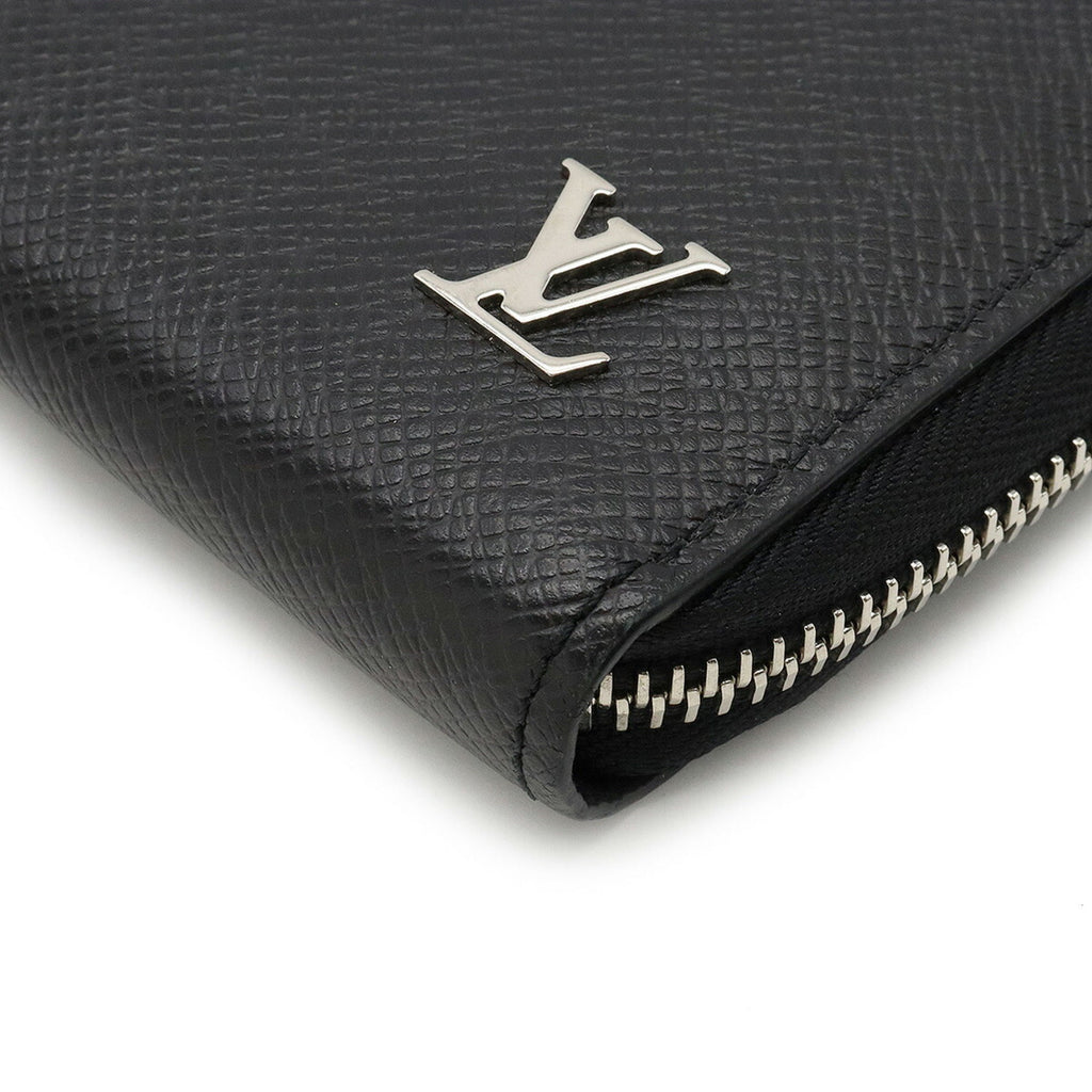 Louis Vuitton Black Leather Zippy Dragonne wallet accessories