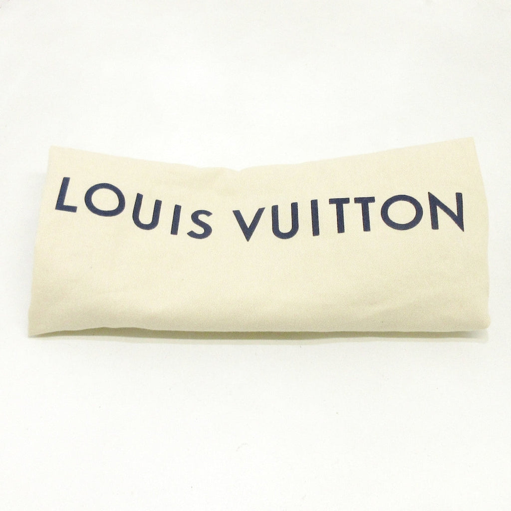 Louis Vuitton Blue Leather Lockme shoulder bag