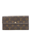 Louis Vuitton Brown Canvas Sarah wallet accessories