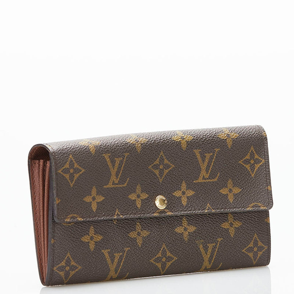 Louis Vuitton Brown Canvas Sarah wallet accessories