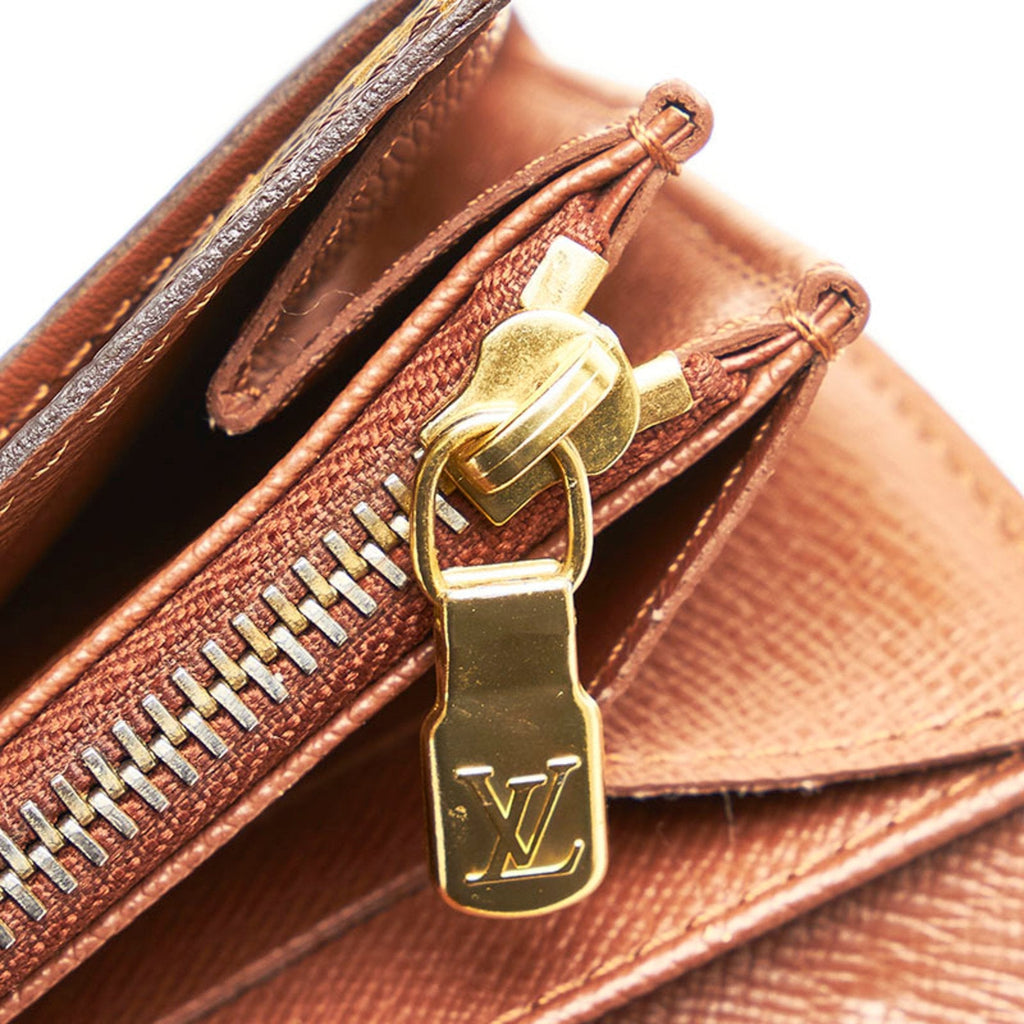 Louis Vuitton Brown Canvas Sarah wallet accessories