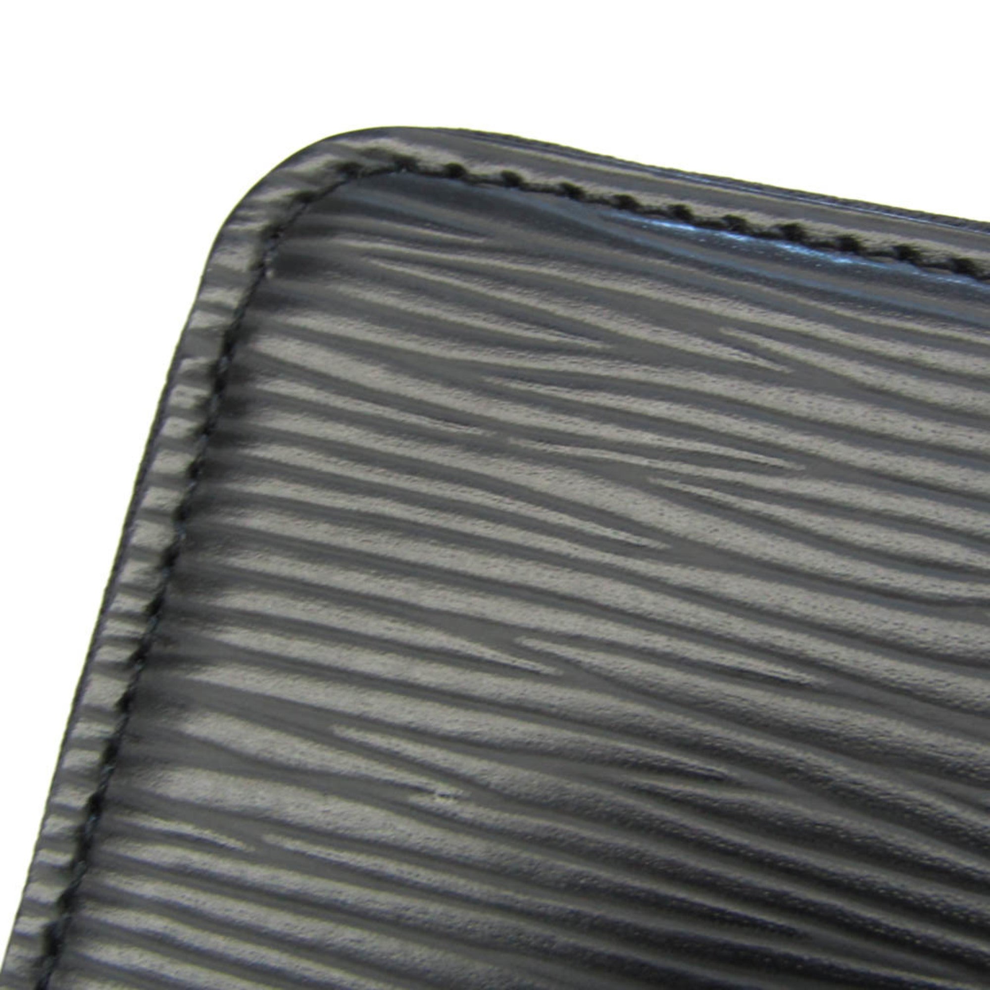 Louis Vuitton Black Leather Porte monnaie Zippy wallet accessories