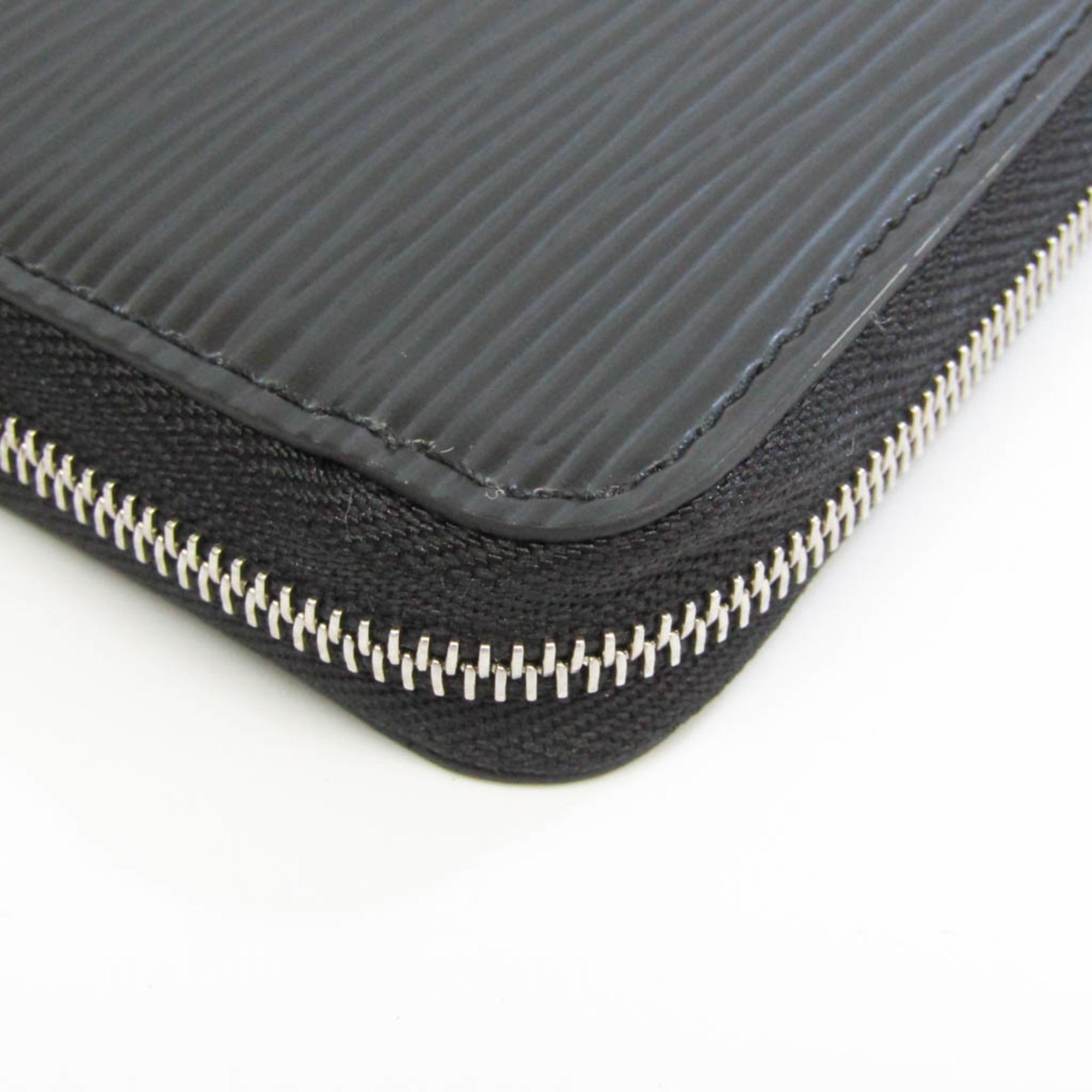 Louis Vuitton Black Leather Porte monnaie Zippy wallet accessories