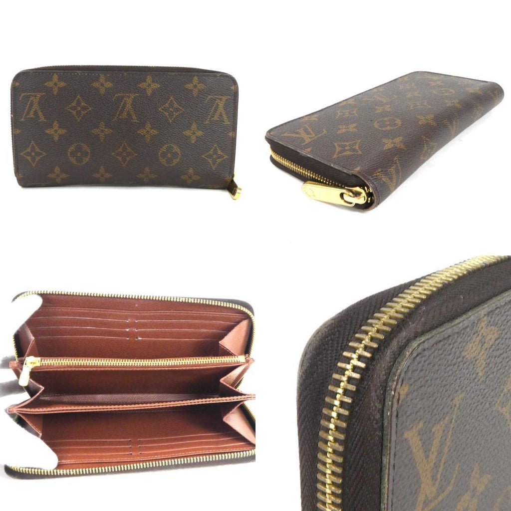 Louis Vuitton Brown Canvas Portefeuille zippy wallet accessories