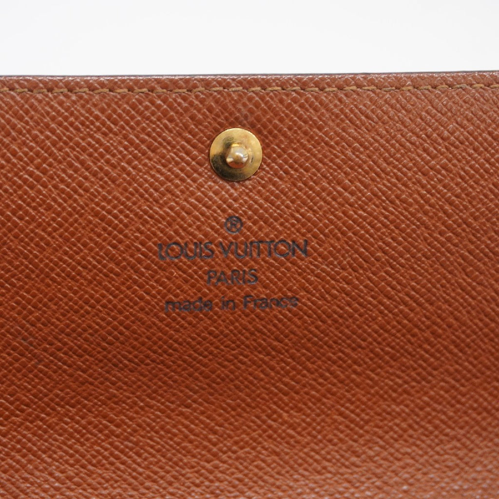Louis Vuitton Long Wallet Monogram Portomone Credit M61725