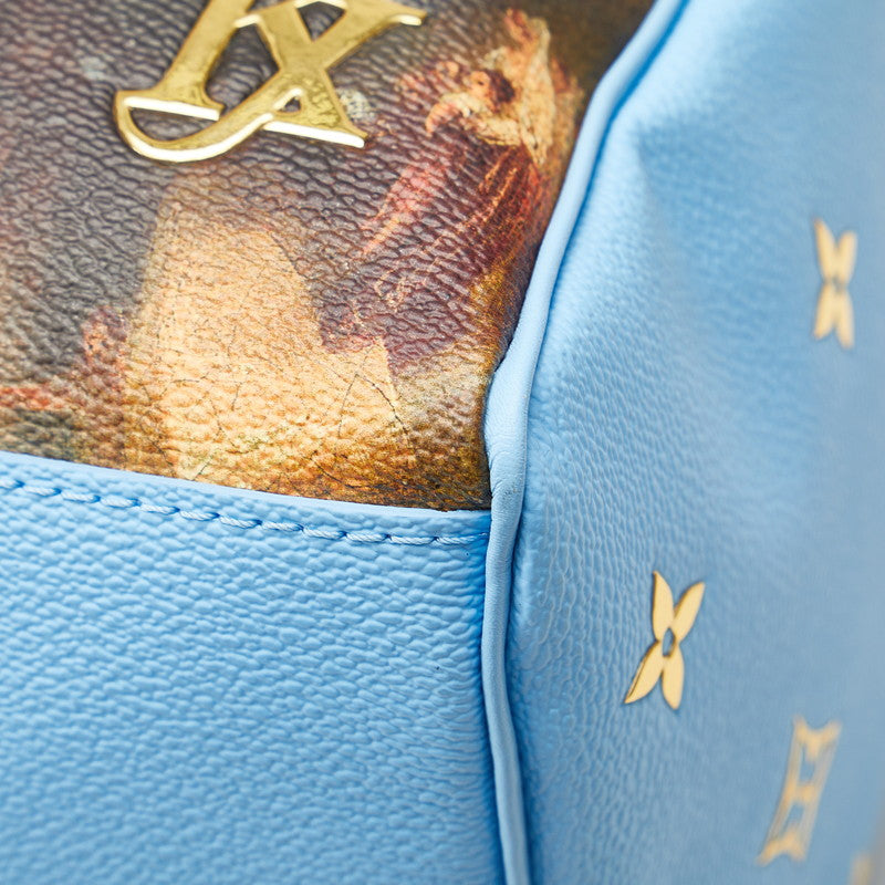 Louis Vuitton Masters Collection Turner Speed 30 Handbag M43306 Blue Multicolor PVC Leather Ladies Louis Vuitton