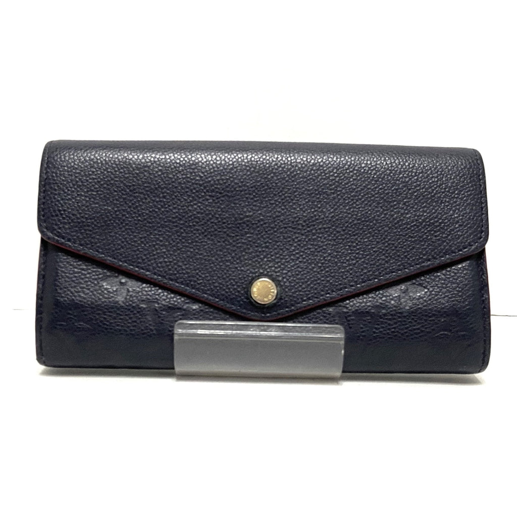 Louis Vuitton Black Leather Sarah wallet accessories