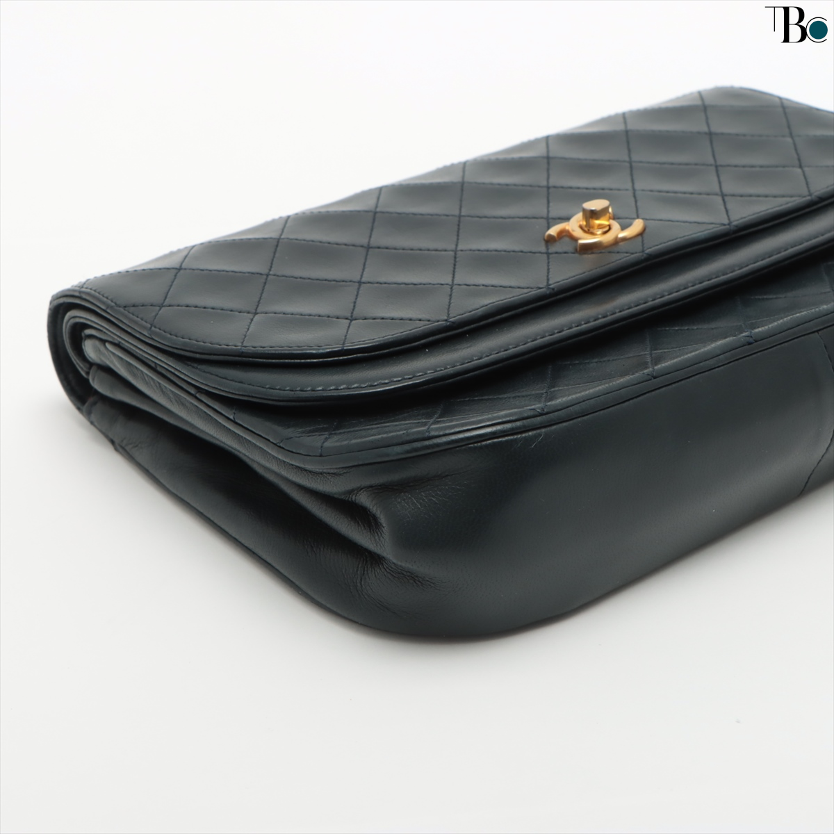 Chanel Blue Leather Timeless handbag bag