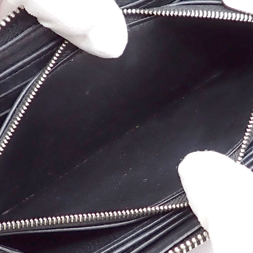 Louis Vuitton Black Leather Portefeuille zippy wallet accessories