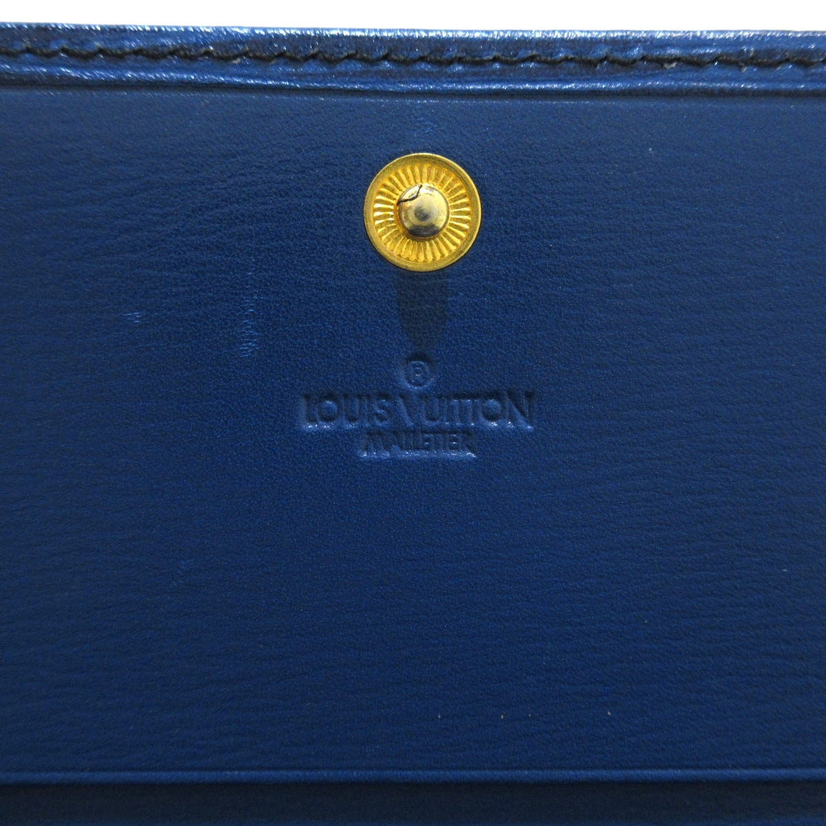 Louis Vuitton Navy Leather  wallet accessories