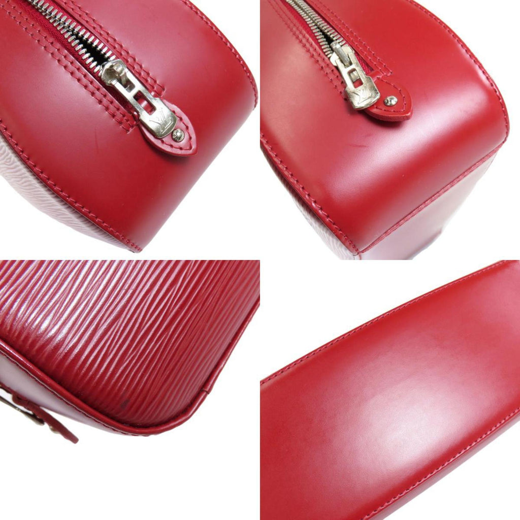 Louis Vuitton Red Leather Jasmine handbag bag