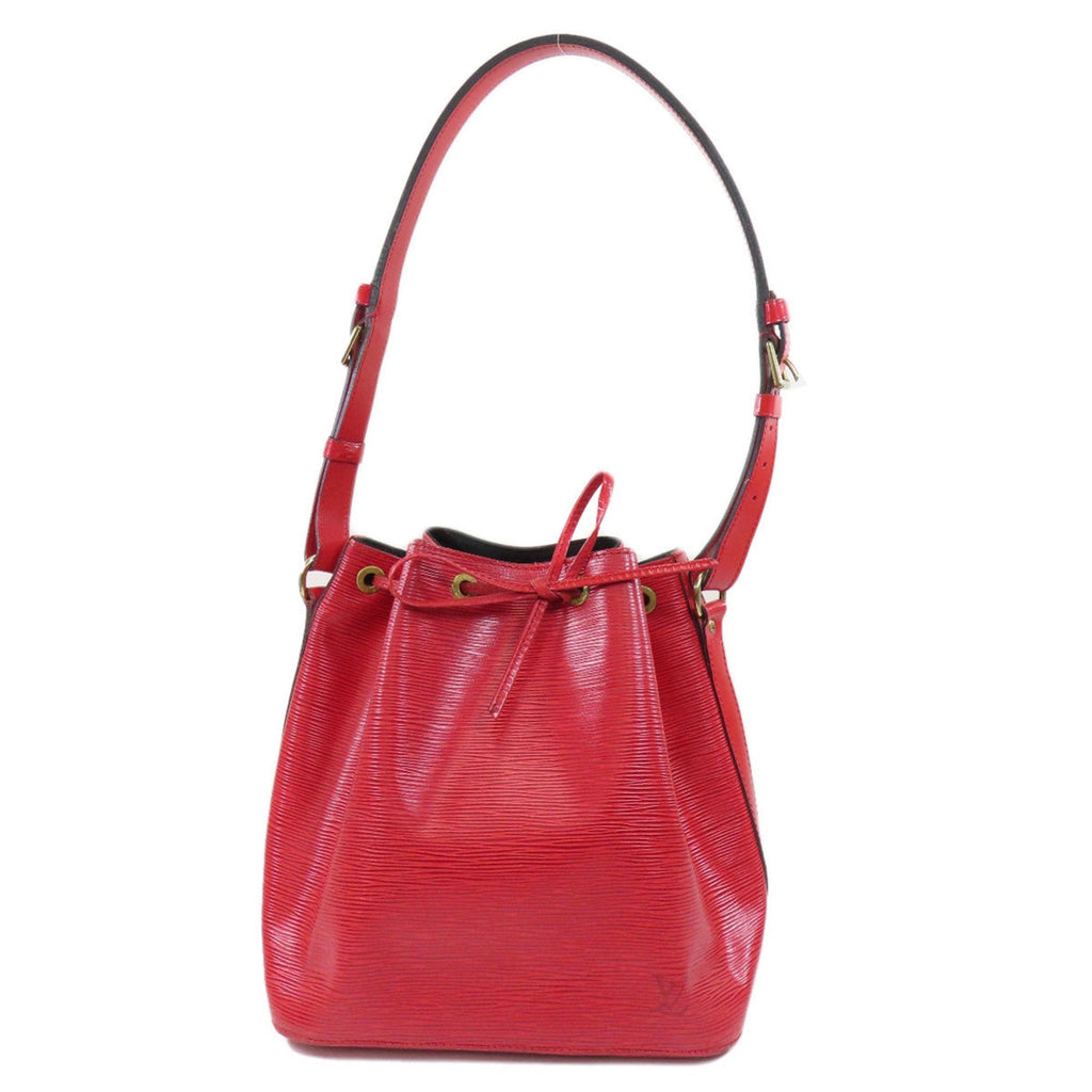Louis Vuitton Red Leather Petit Noe shoulder bag