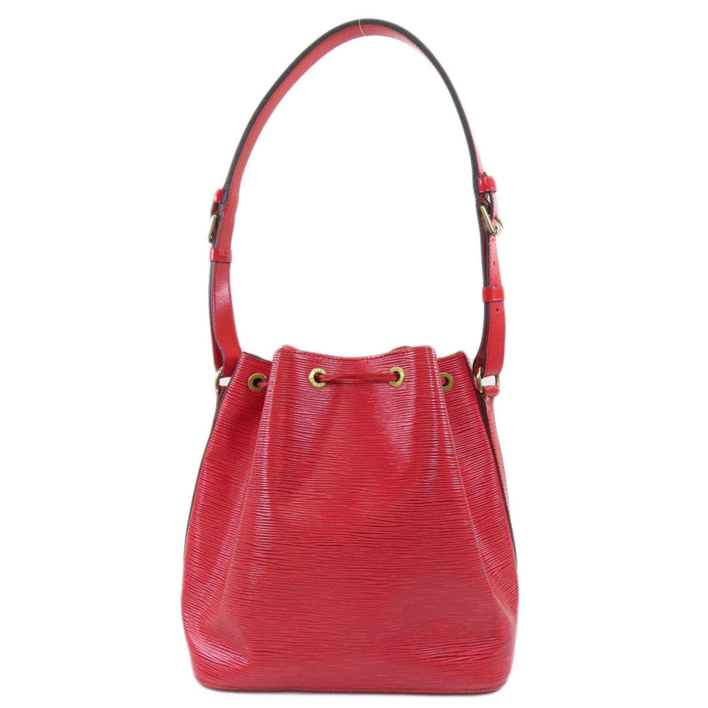 Louis Vuitton Red Leather Petit Noe shoulder bag