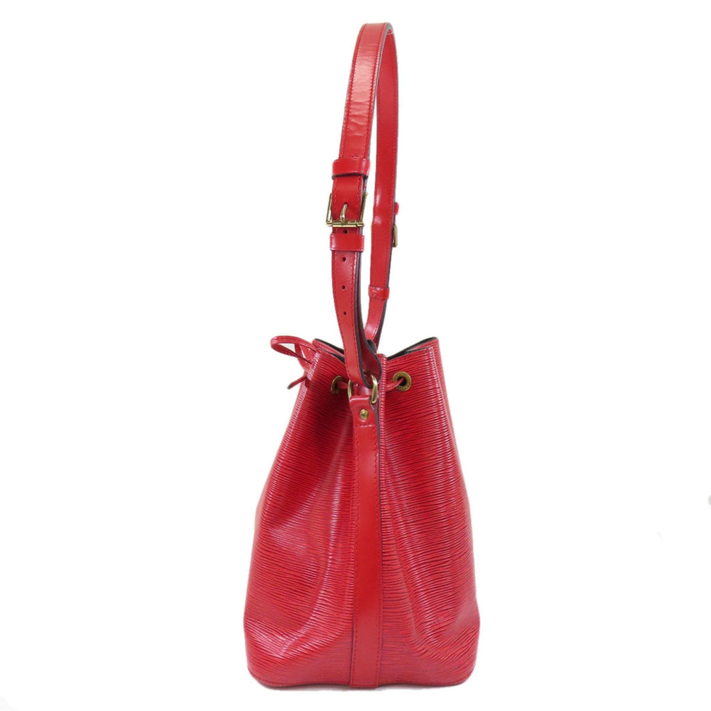 Louis Vuitton Red Leather Petit Noe shoulder bag