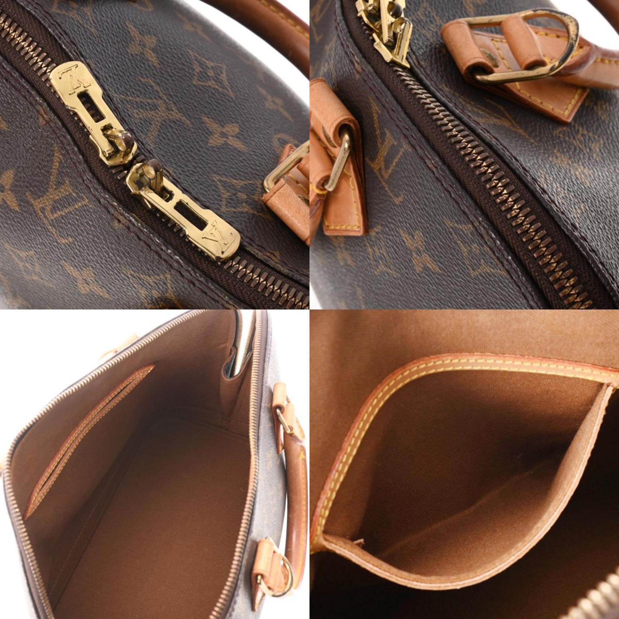 Louis Vuitton Brown Canvas Alma handbag bag