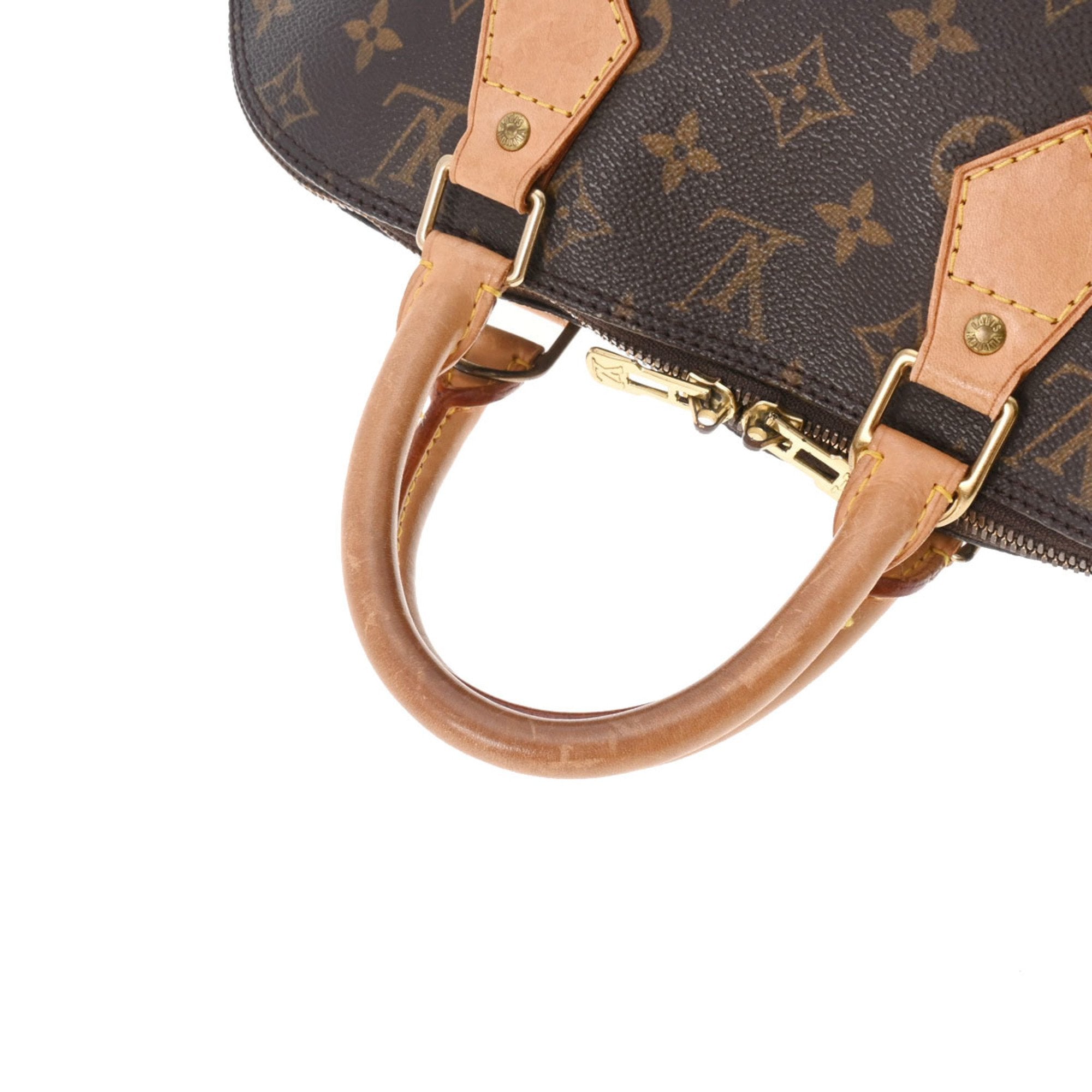 Louis Vuitton Brown Canvas Alma handbag bag