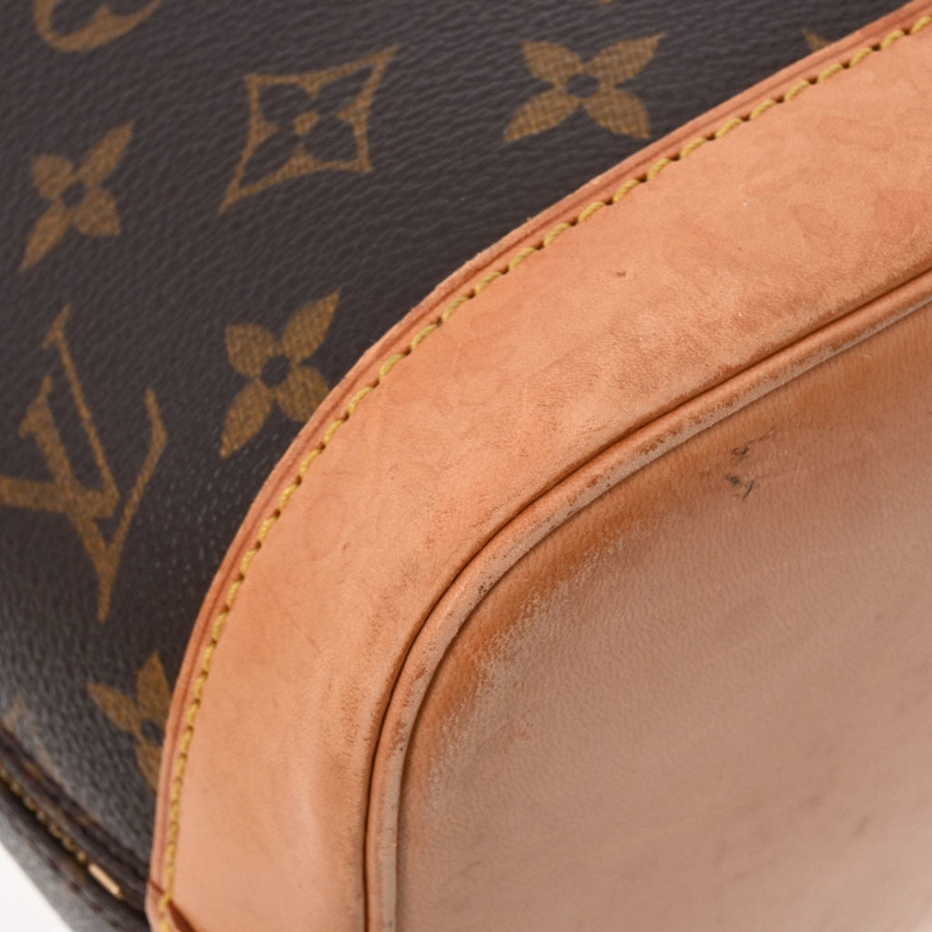 Louis Vuitton Brown Canvas Alma handbag bag