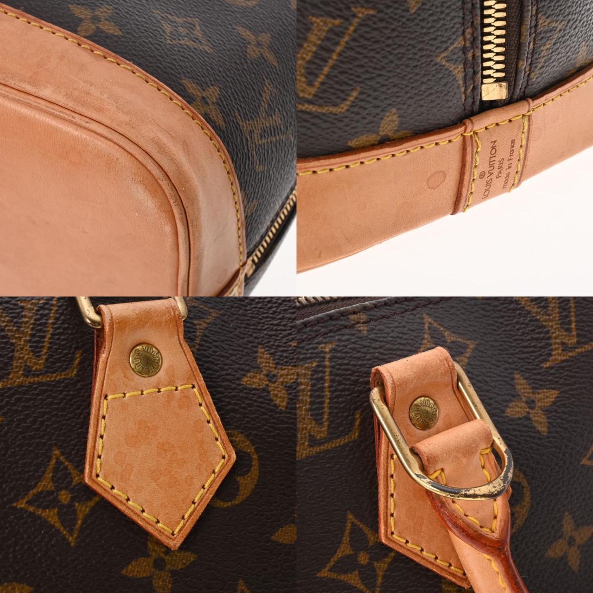 Louis Vuitton Brown Canvas Alma handbag bag