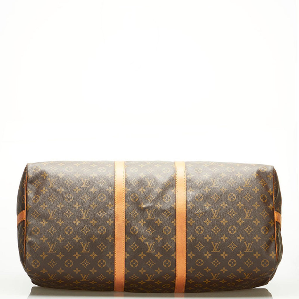 Louis Vuitton Brown Canvas Keepall 60 travel bag