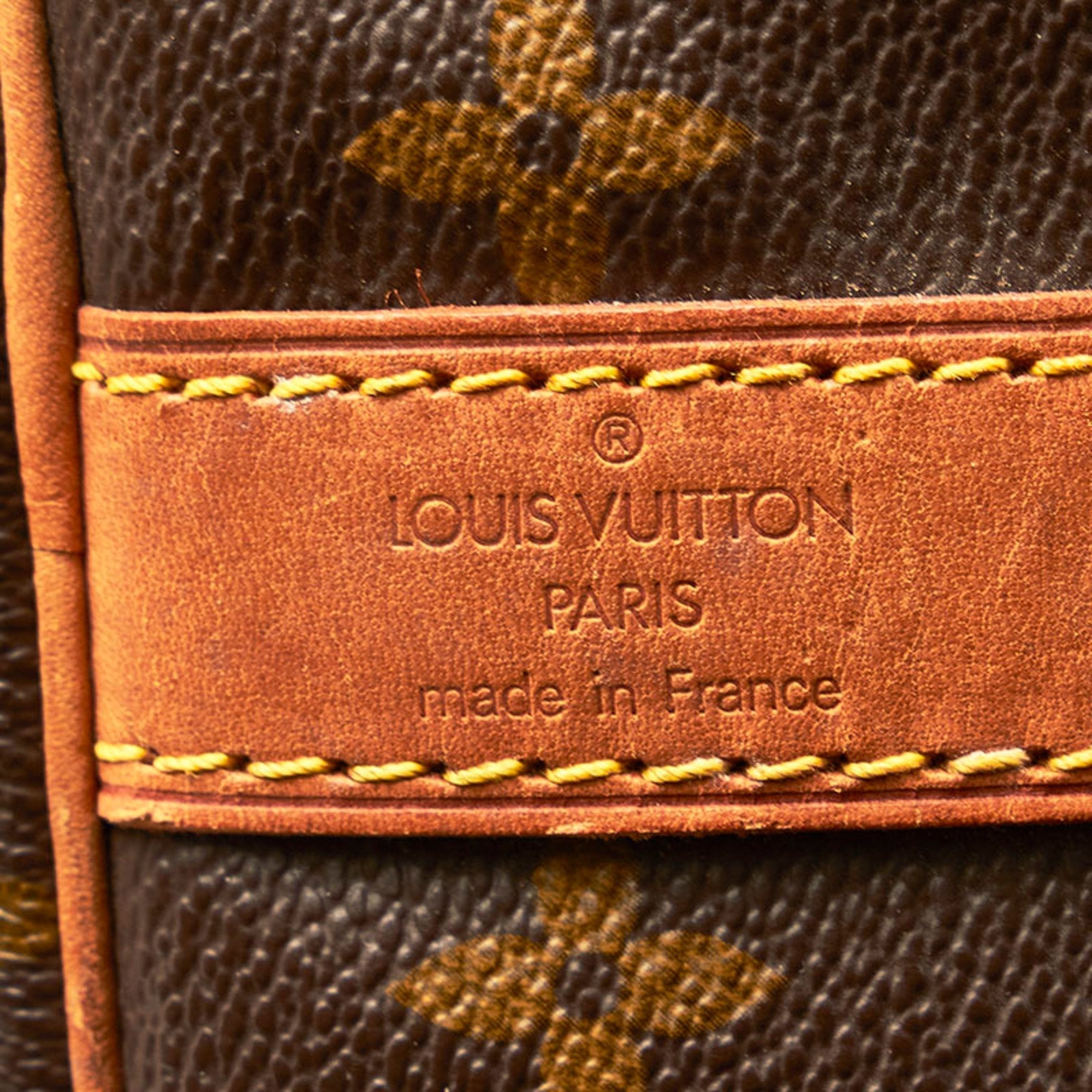 Louis Vuitton Brown Canvas Keepall 60 travel bag