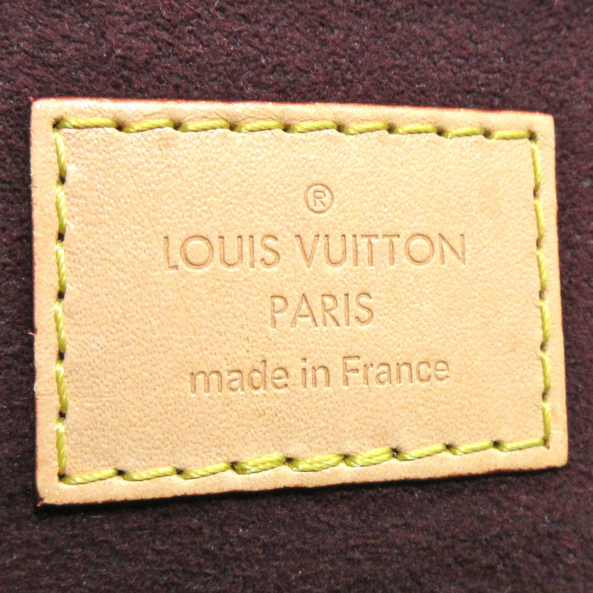 Louis Vuitton Brown Canvas Montaigne handbag bag