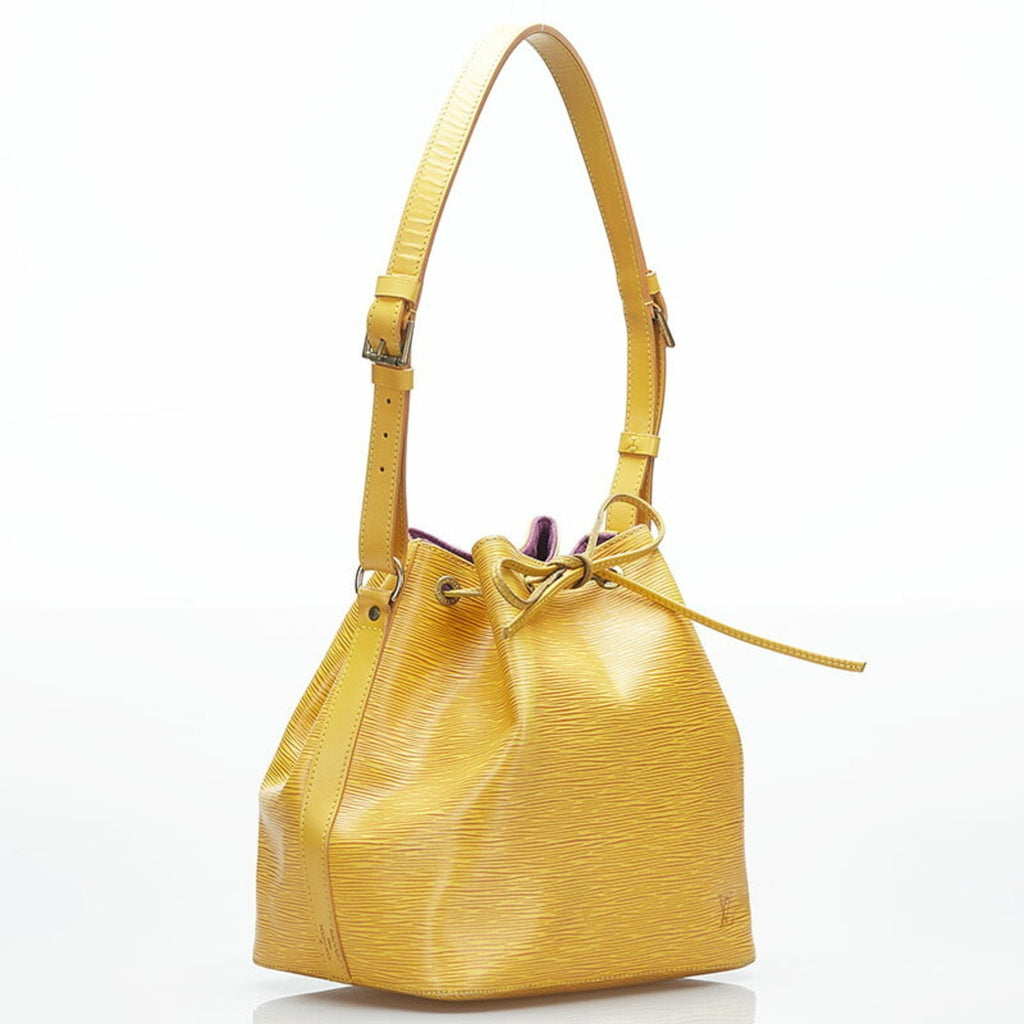 Louis Vuitton Yellow Leather Noe shoulder bag