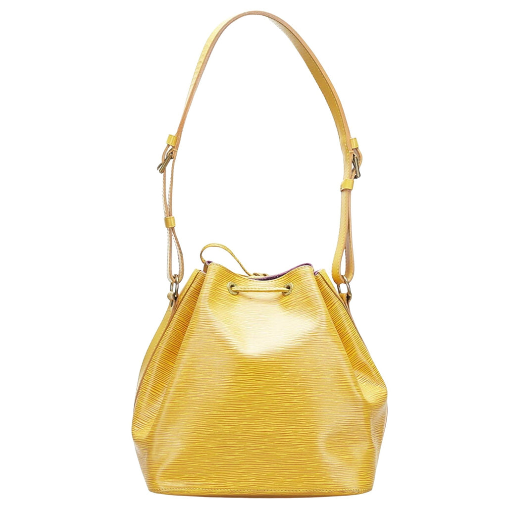 Louis Vuitton Yellow Leather Noe shoulder bag